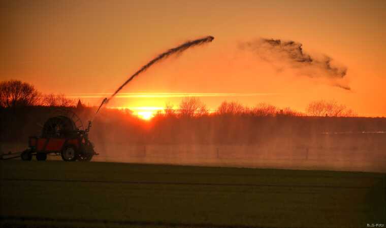 Solnedgang..