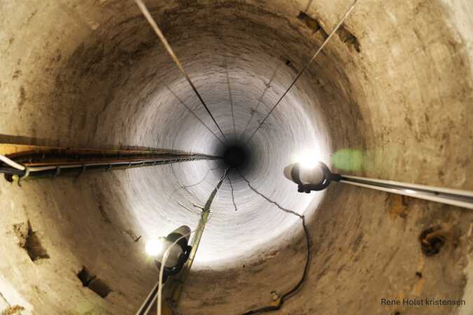 Indvendig side af Lodbjerg fyr 